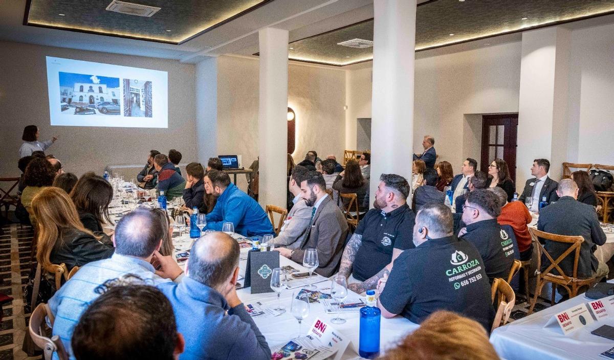 Reunión de empresarios de BNI Desafío Almendralejo en Ribera del Fresno