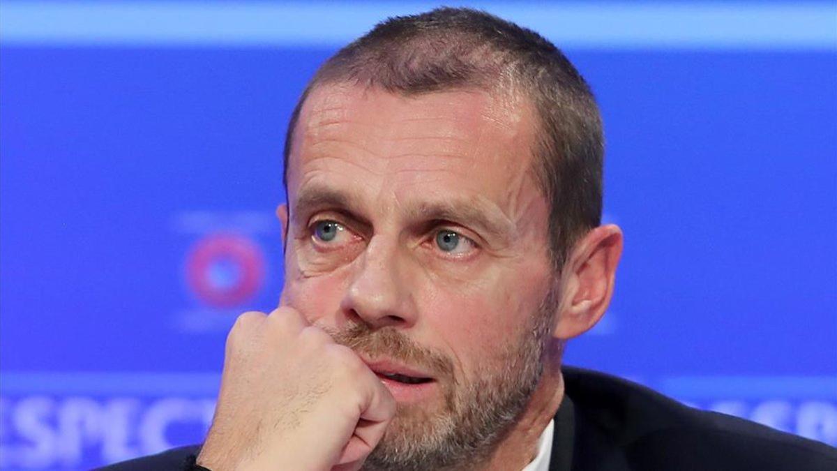 El presidente de la UEFA, el esloveno Aleksander Ceferin