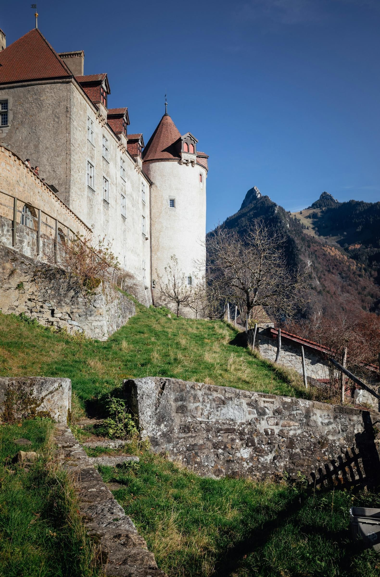 El castillo de Gruyères, un palacio con historia inagotable