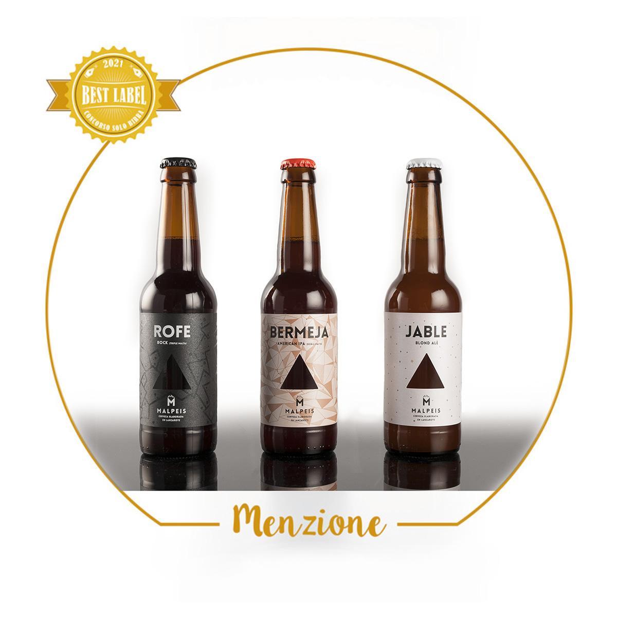 Las cervezas con el diseño de etiqueta de Javier Garduño