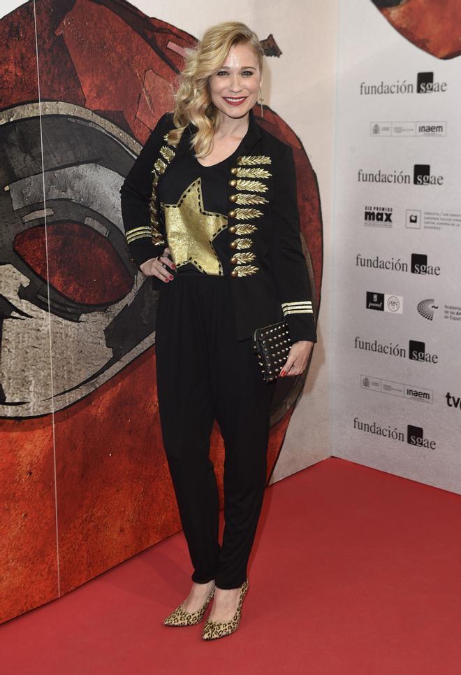 Carla Hidalgo en los Premios Max de Teatro 2016