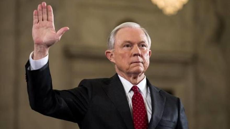 Jeff Sessions, en una foto d&#039;arxiu durant la seva vista de confirmació.