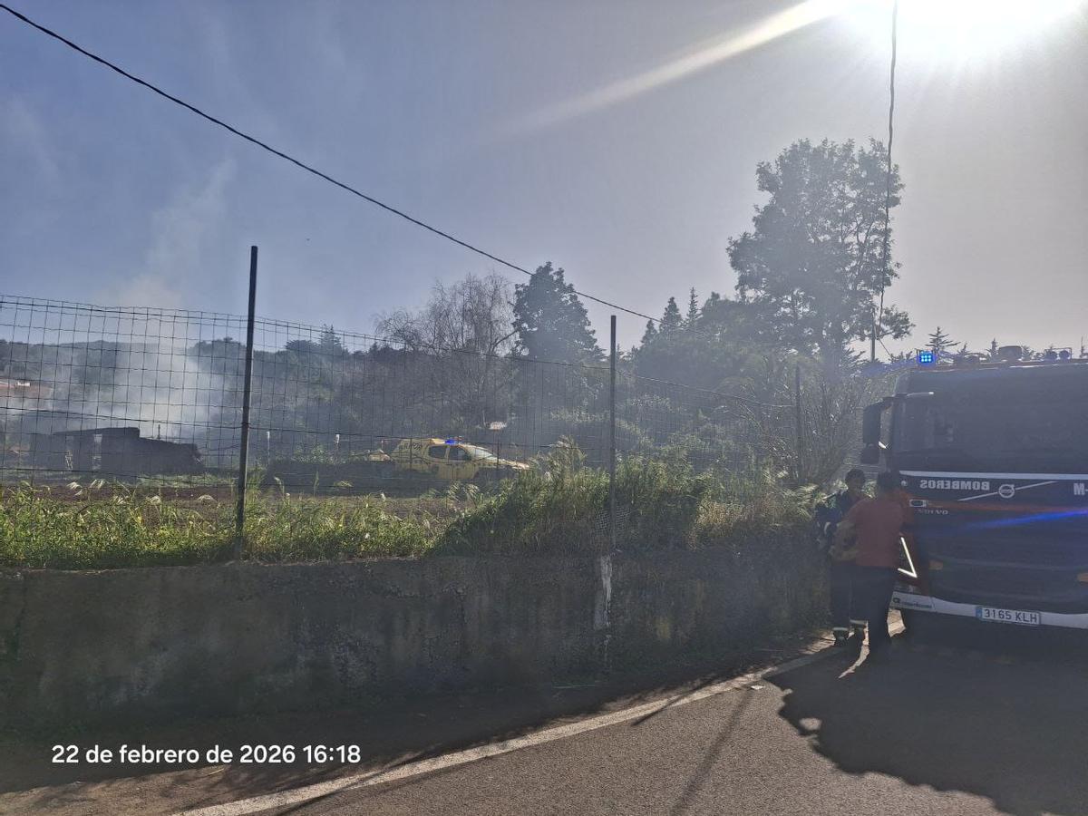 Incendio en Tacoronte