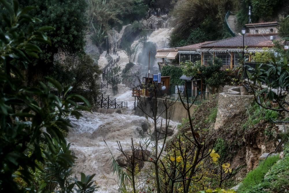 Fuentes del Algar y Callosa tras las lluvias