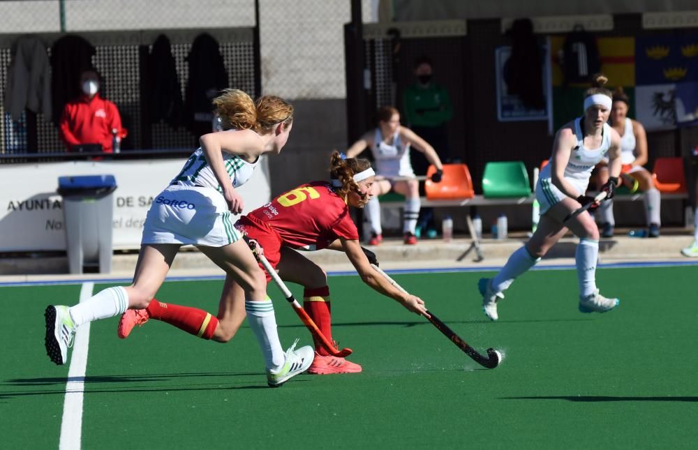 Selección española femenina de hockey en Murcia