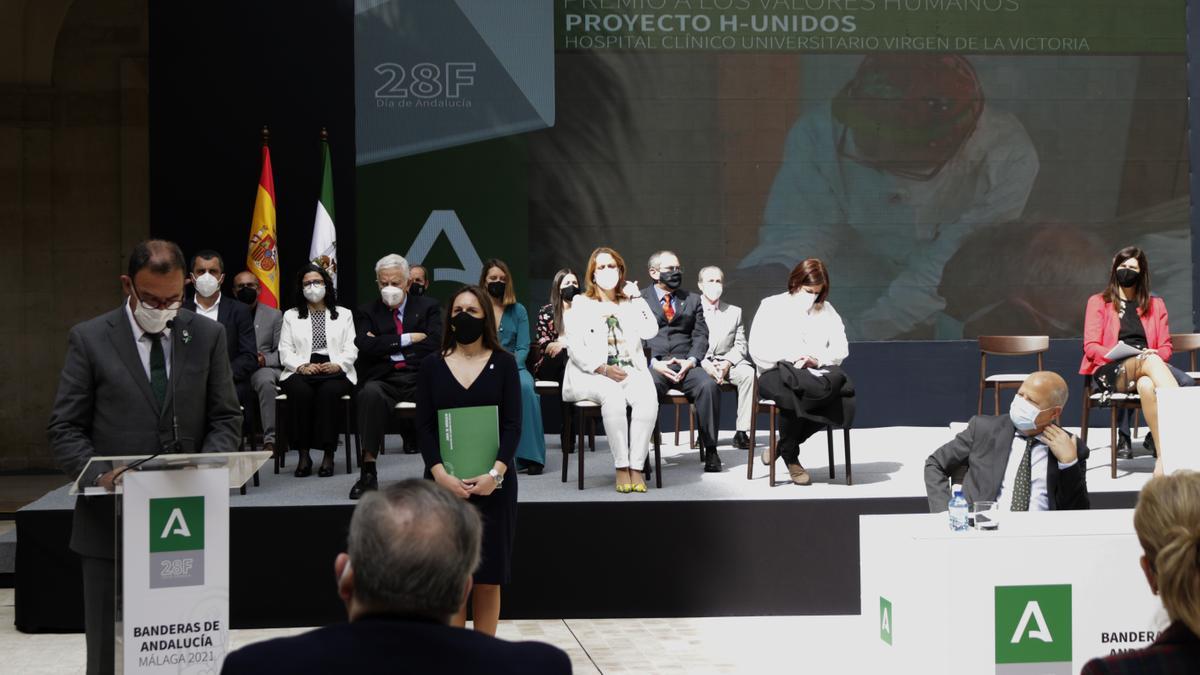 Entrega de los premios por el Día de Andalucía en Málaga