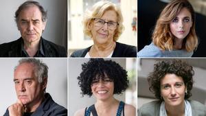 Javier Pérez Andújar, Manuela Carmena, Leticia Dolera, Ferran Adrià,  Carmen Juares y Marina Garcés..