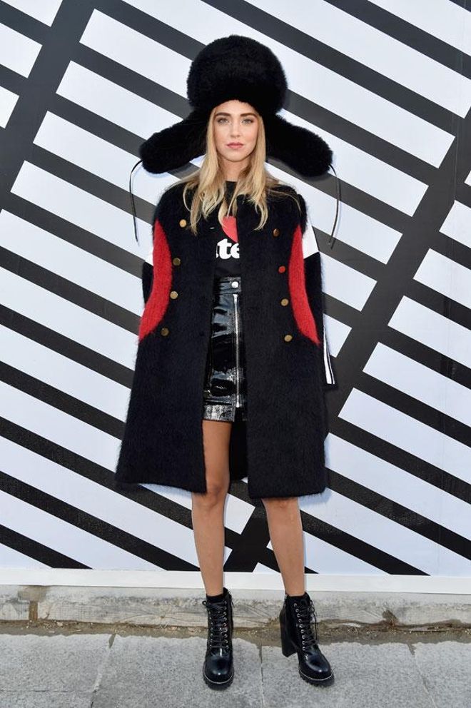 Front row Paris Fashion Week: Chiara Ferragni