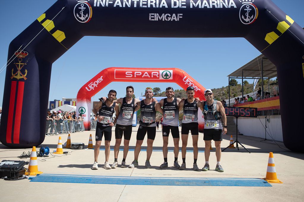 Momento de la llegada a meta en la Ruta de las Fortalezas de Cartagena