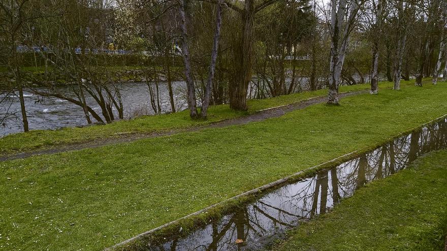 La pista finlandesa de Los Llerones, en Sama.