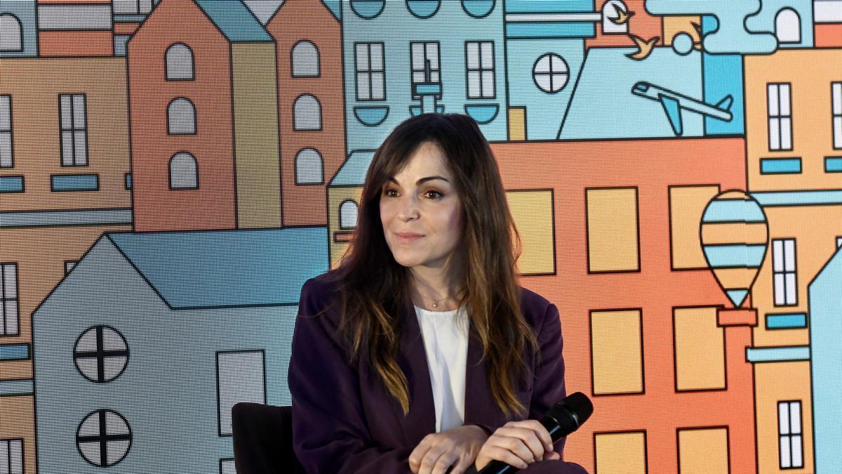 Rebeca Pérez, durante su intervención en el III Foro Municipalismo