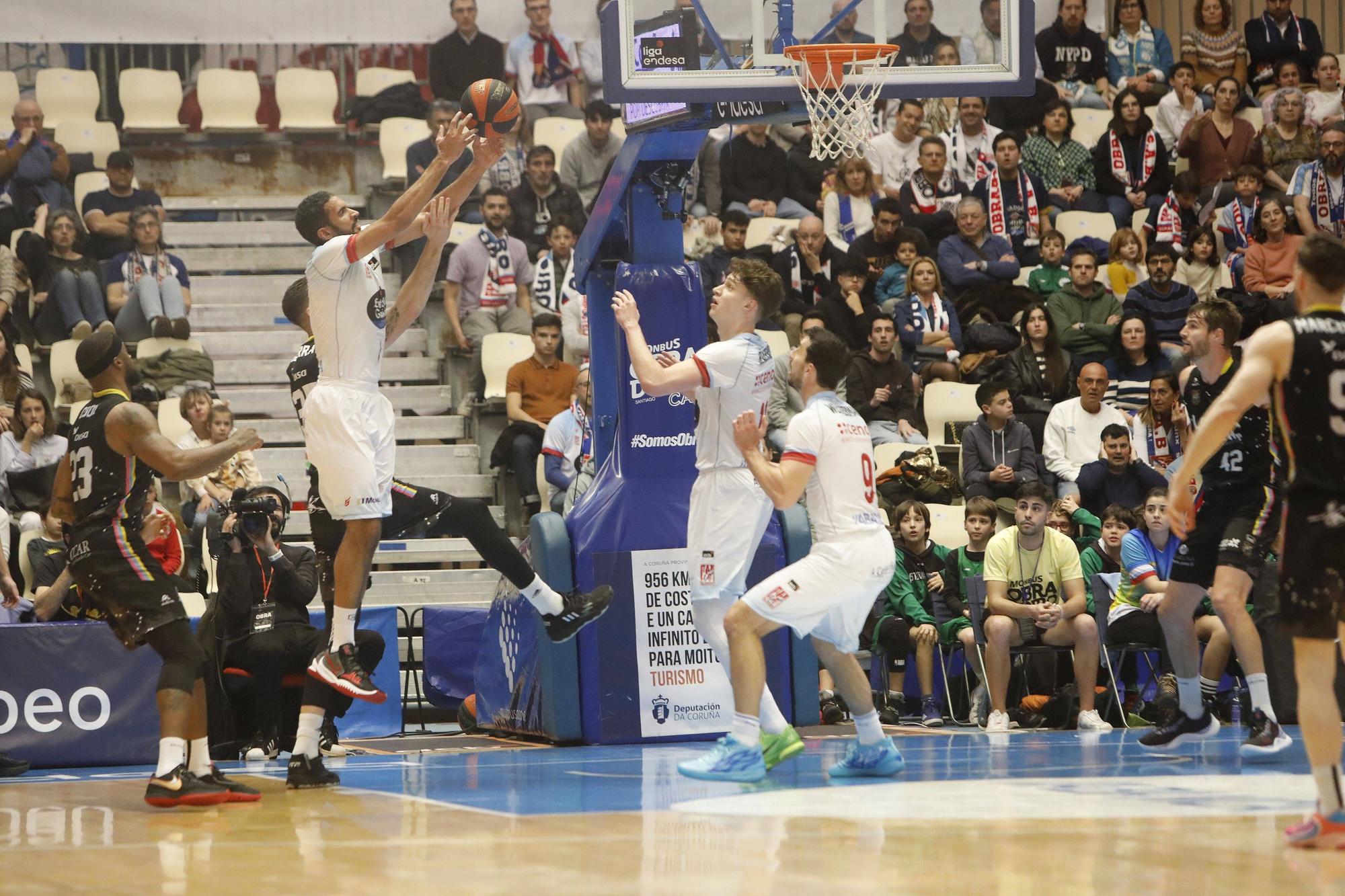 Las imágenes del partido Monbus Obradoiro vs Lenovo Tenerife