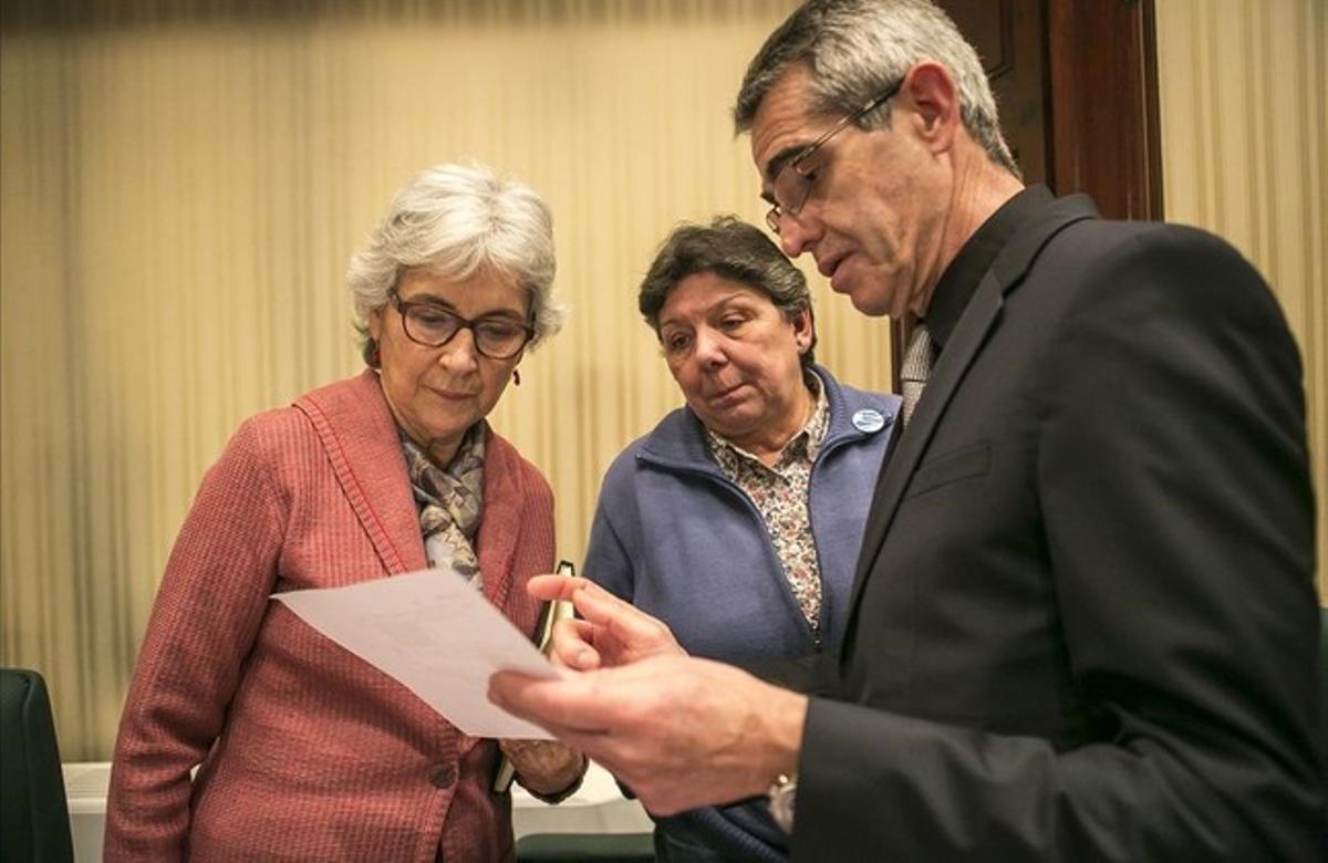 Muriel Casals, en la constitución de las comisiones del Parlament de Catalunya en 2016.