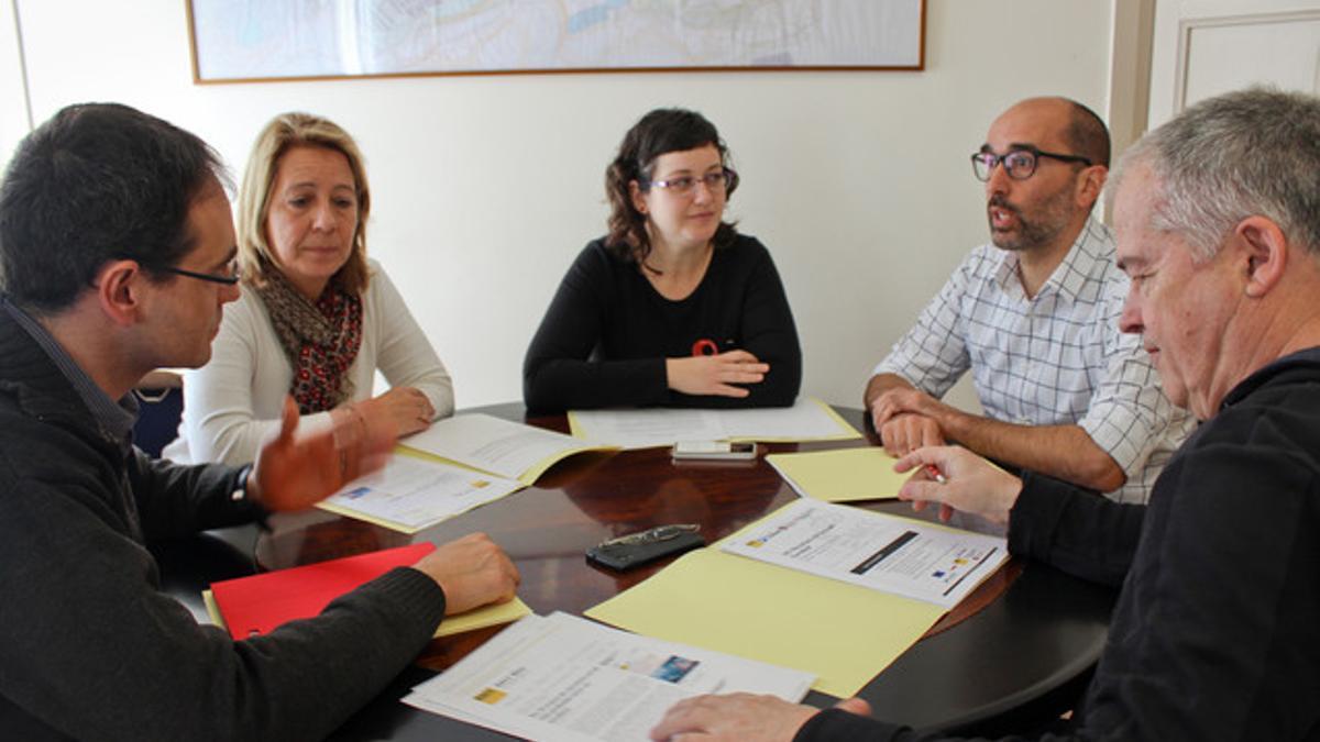 Los Ayuntamientos de Terrassa, Castellar del Vallès, Matadepera y Sentmenat reunidos para reclamar conjuntamente la mejora de la C-1415a