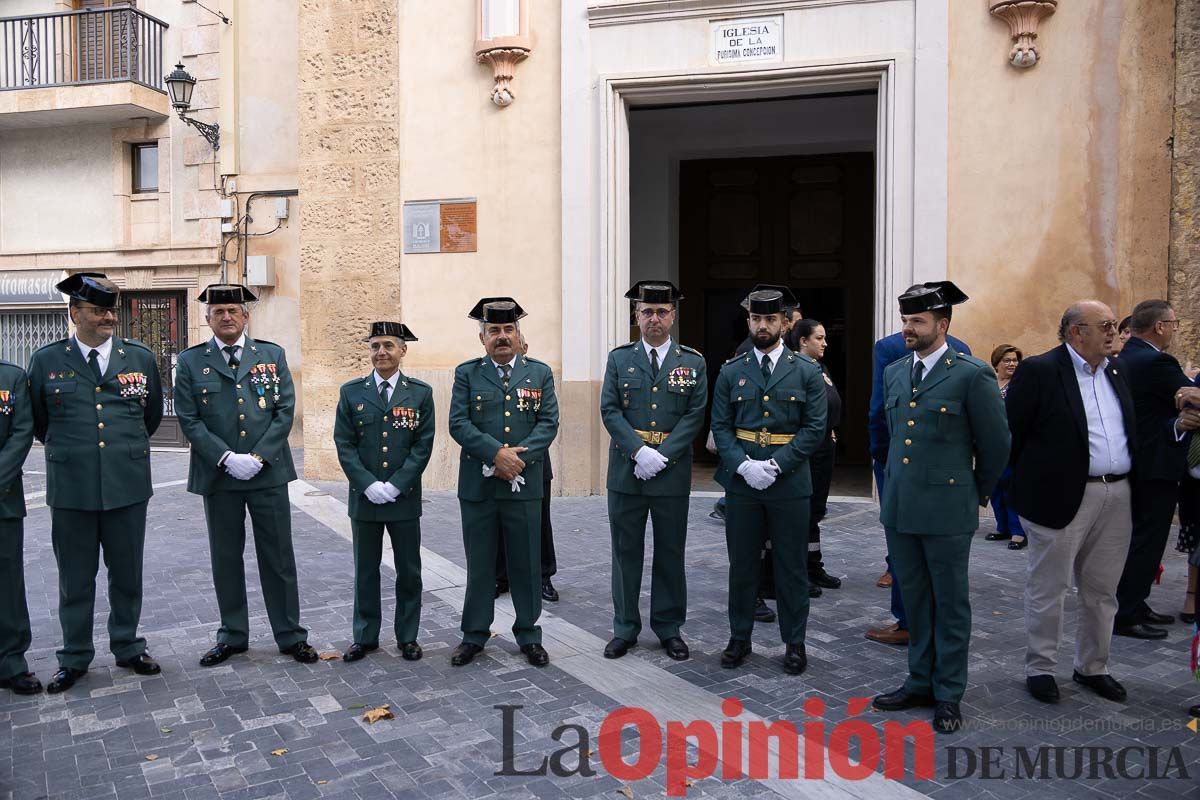 Celebración de la patrona de la Guardia Civil en Caravaca