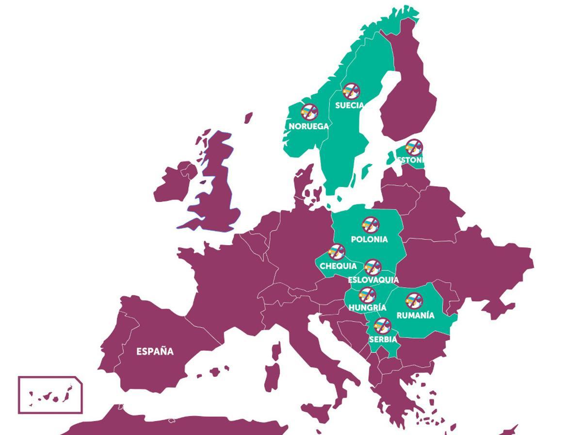 Países de la Unión Europea con la tasa de alcohol más baja