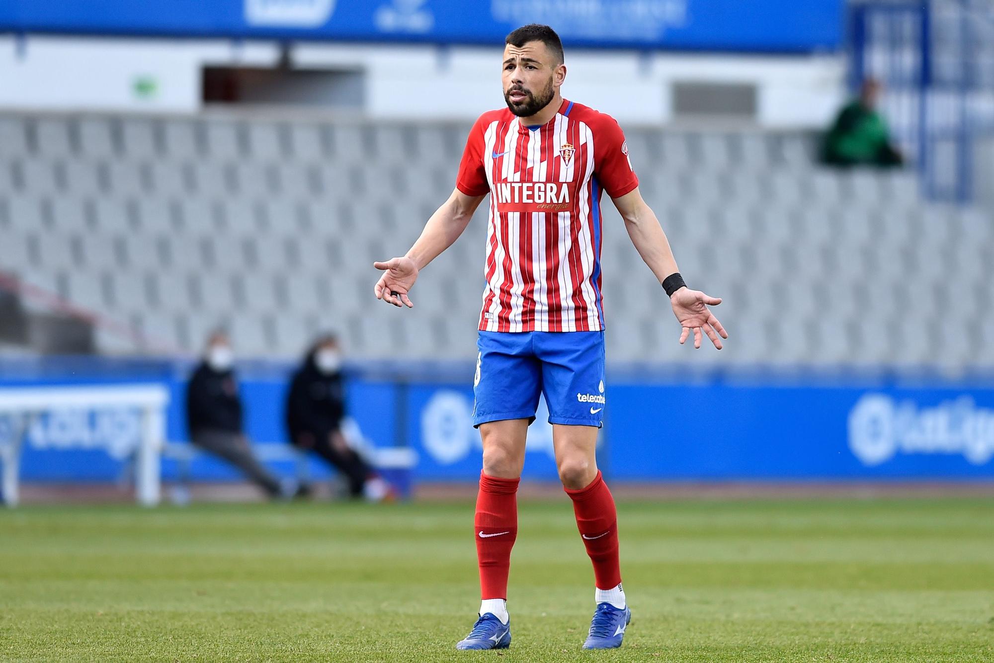 El partido del Sporting ante el Sabadell, en imágenes