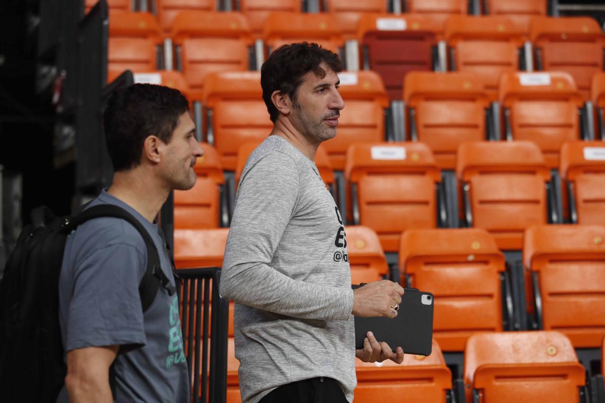 Así fue la sesión de entrenamiento para Valencia Basket