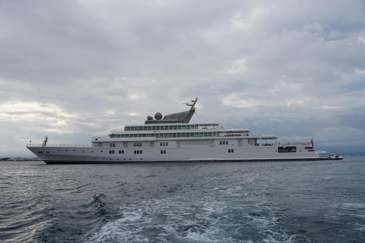 El superyate 'Rising Sun' en Palma