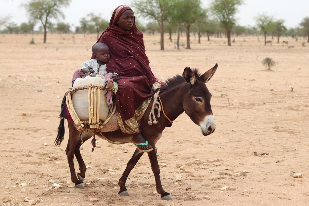 Éxodo de refugiados sudaneses hacia El Chad