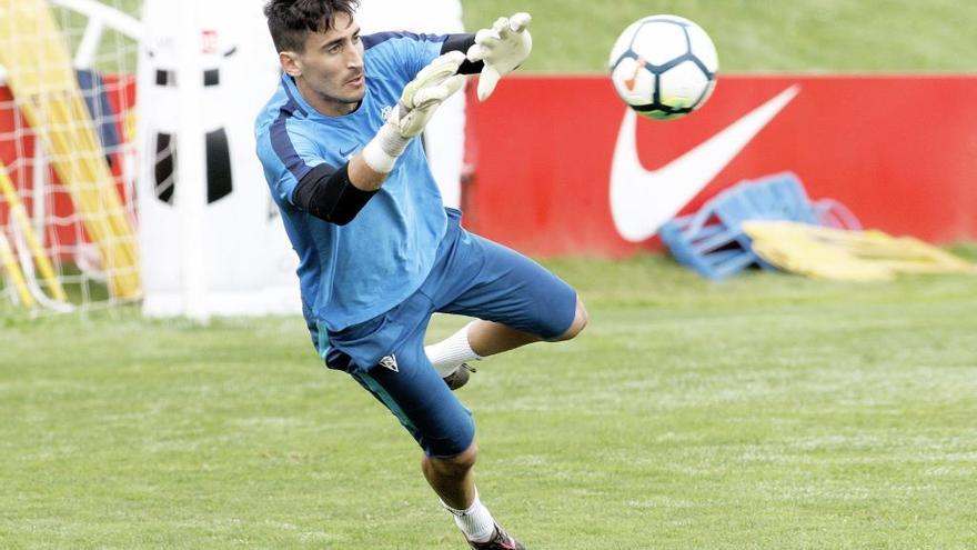 Mariño, en un entrenamiento.