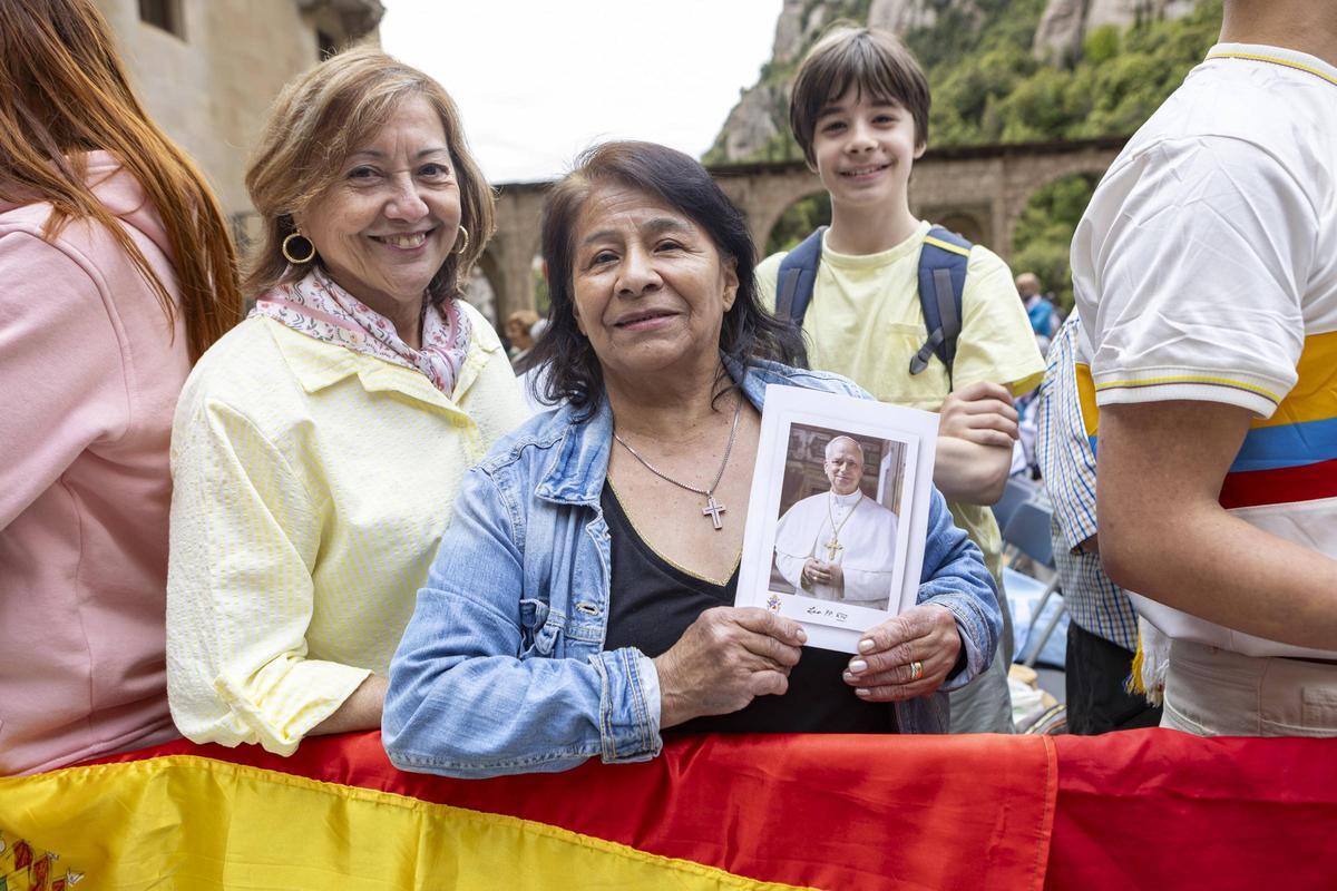 Maria Elba Castro i Marina Amaya a Montserrat