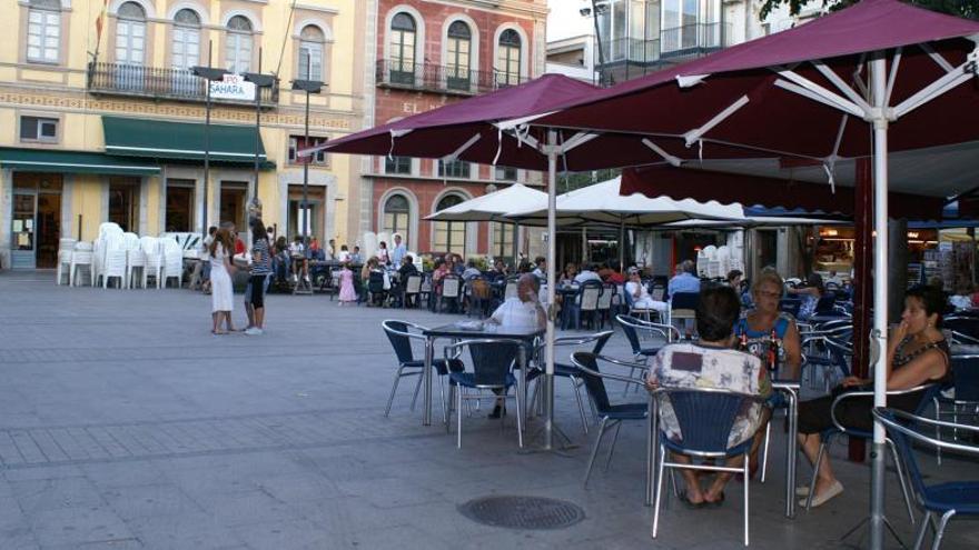 Vista de part de la plaça Nova, en una imatge d&#039;arxiu.