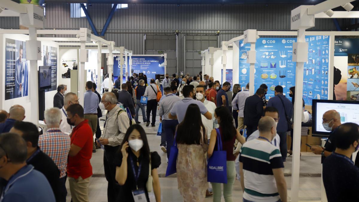 Imagen de un congreso de telecomunicaciones celebrado en el FYCMA.