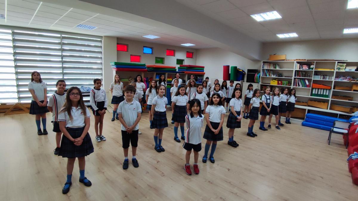 Estudiantes participantes en el programa de 'Coros Escolares'.