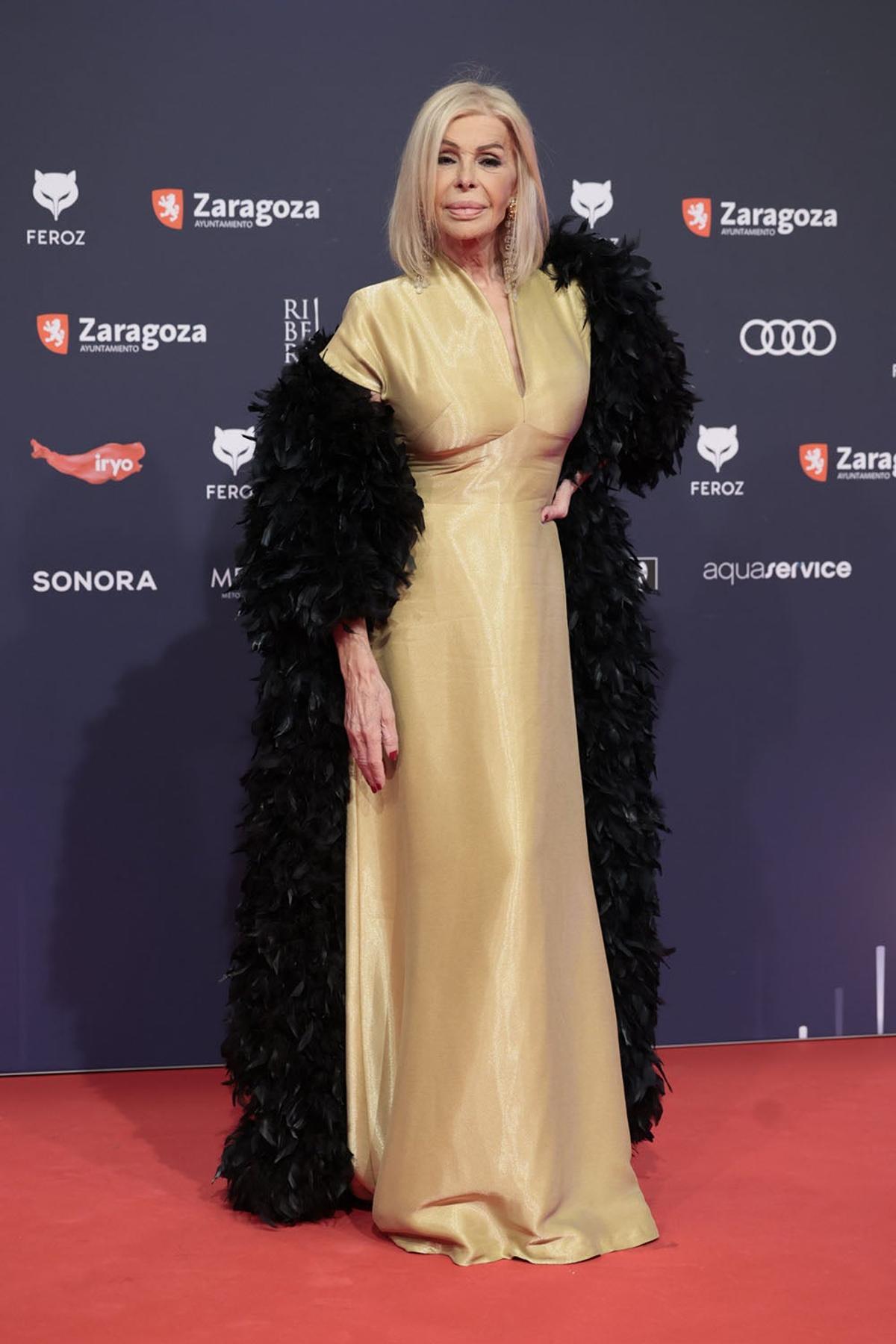 Bibiana Fernández en los Premios Feroz 2023