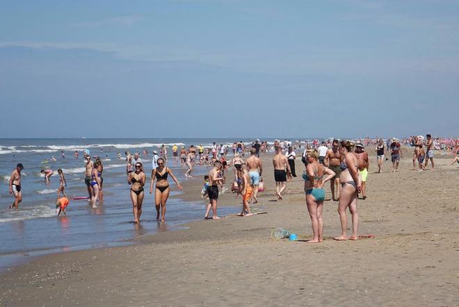 Playa de Katwijk, en Países Bajos