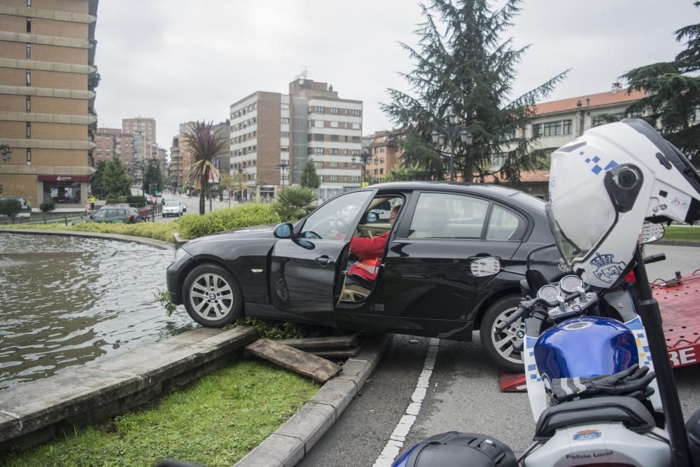 Accidente en la plaza Castilla