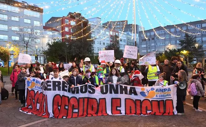 Familias y alumnado del colegio de Prácticas volverán a manifestarse por las deficiencias del centro