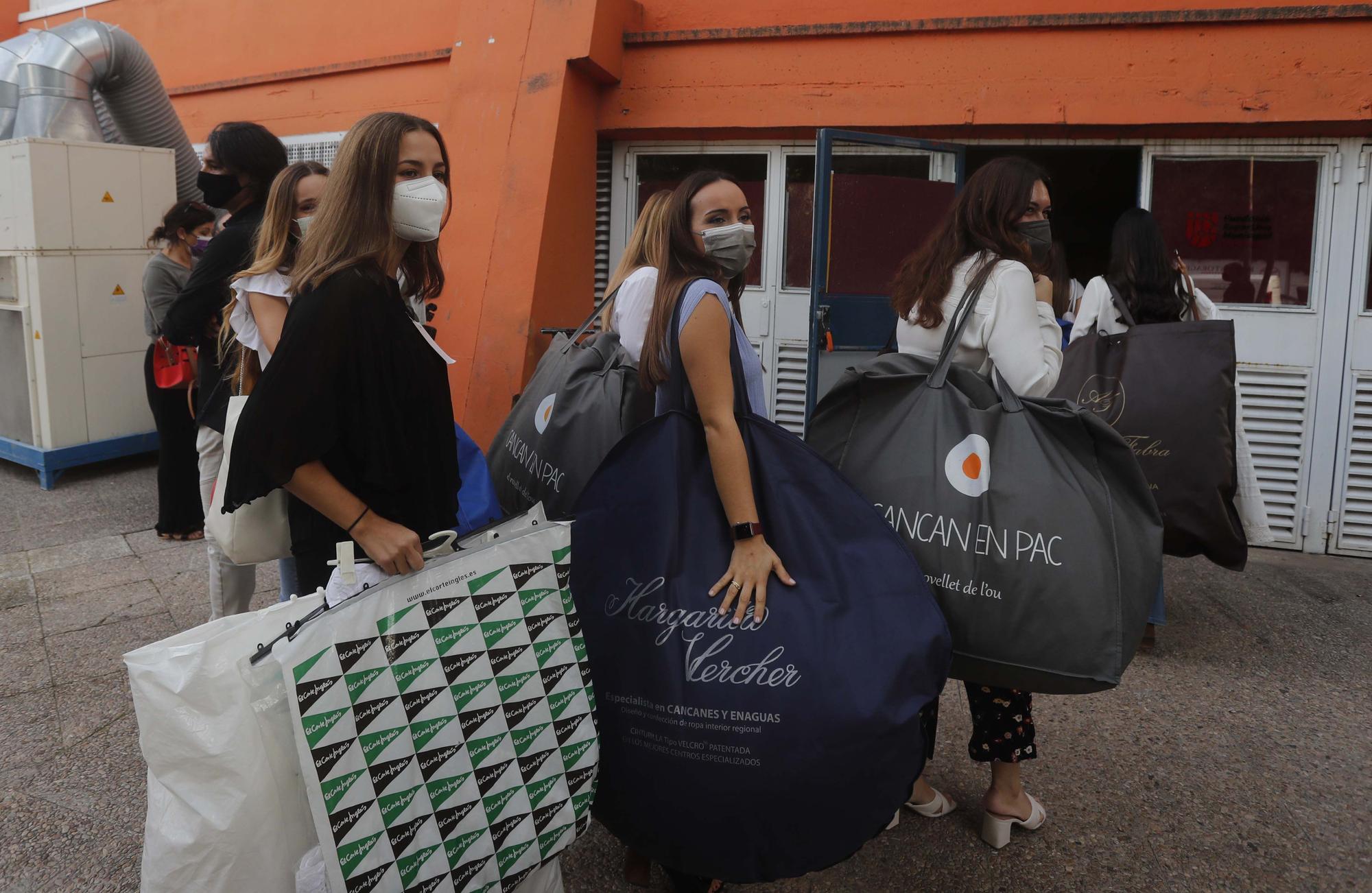 Ensayo de la elección de candidatas a falleras mayores y cortes 2022 en la Fonteta