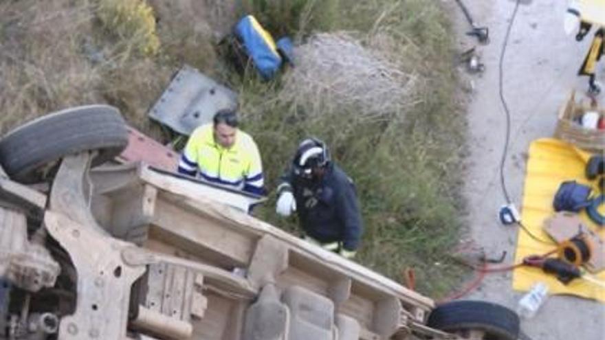 Grave accidente en la autovía Lorca-Águilas