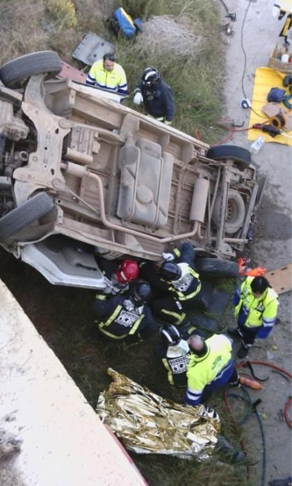 Accidente en la autovía Lorca-Águilas