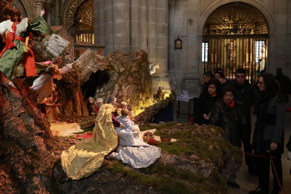 Belén napolitano en la Catedral de Zamora