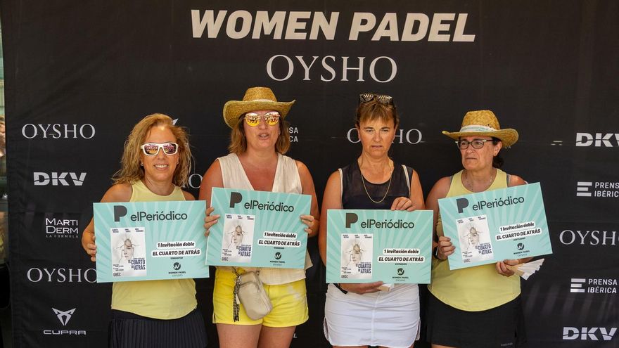 Algunas de las ganadoras del torneo de Women Padel Oysho.