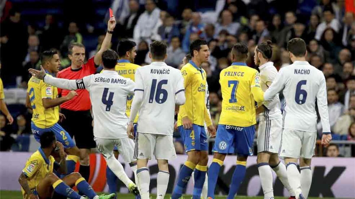 Los jugadores del Real Madrid y de Las Palmas portagonizaron un incidente en los vestuarios