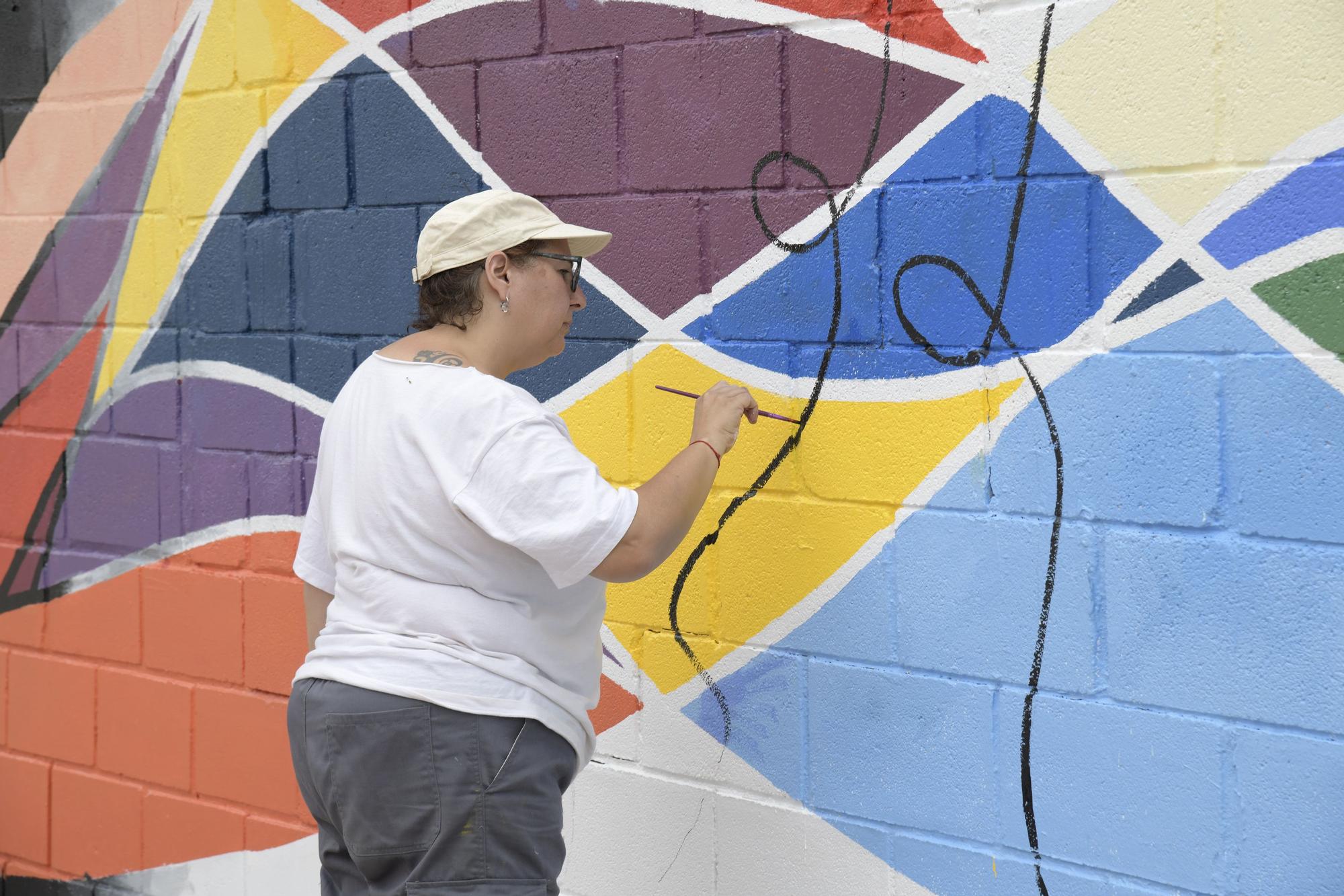 Los murales de la primera edición de #StreetArt Paiporta empiezan a tomar forma