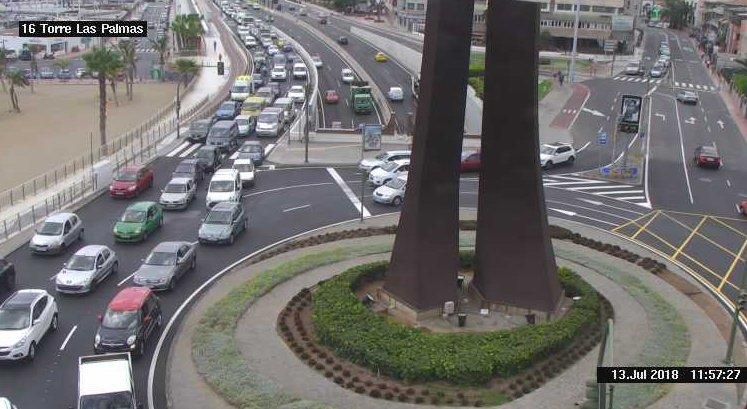 Accidente múltiple en el túnel de Julio Luengo