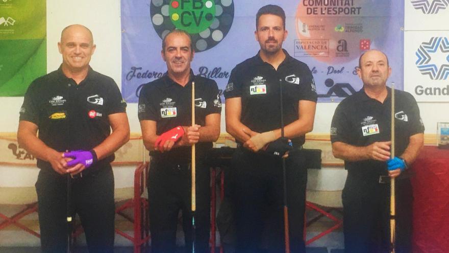 El Chef Amadeo Gandia Billar Club supera al campeón de la Liga Autonómica