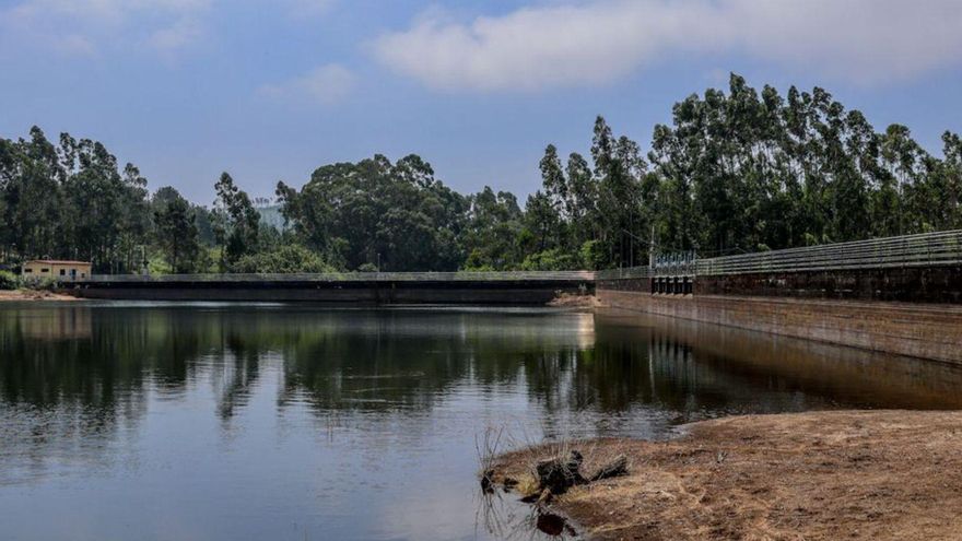 El embalse de O Con, ayer. |  Iñaki Abella