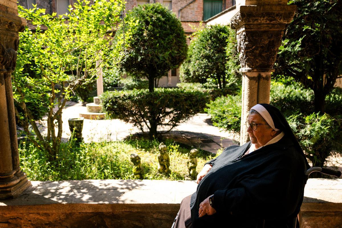 Pilar Lumbreras va ser l'última caputxina que va marxar del convent