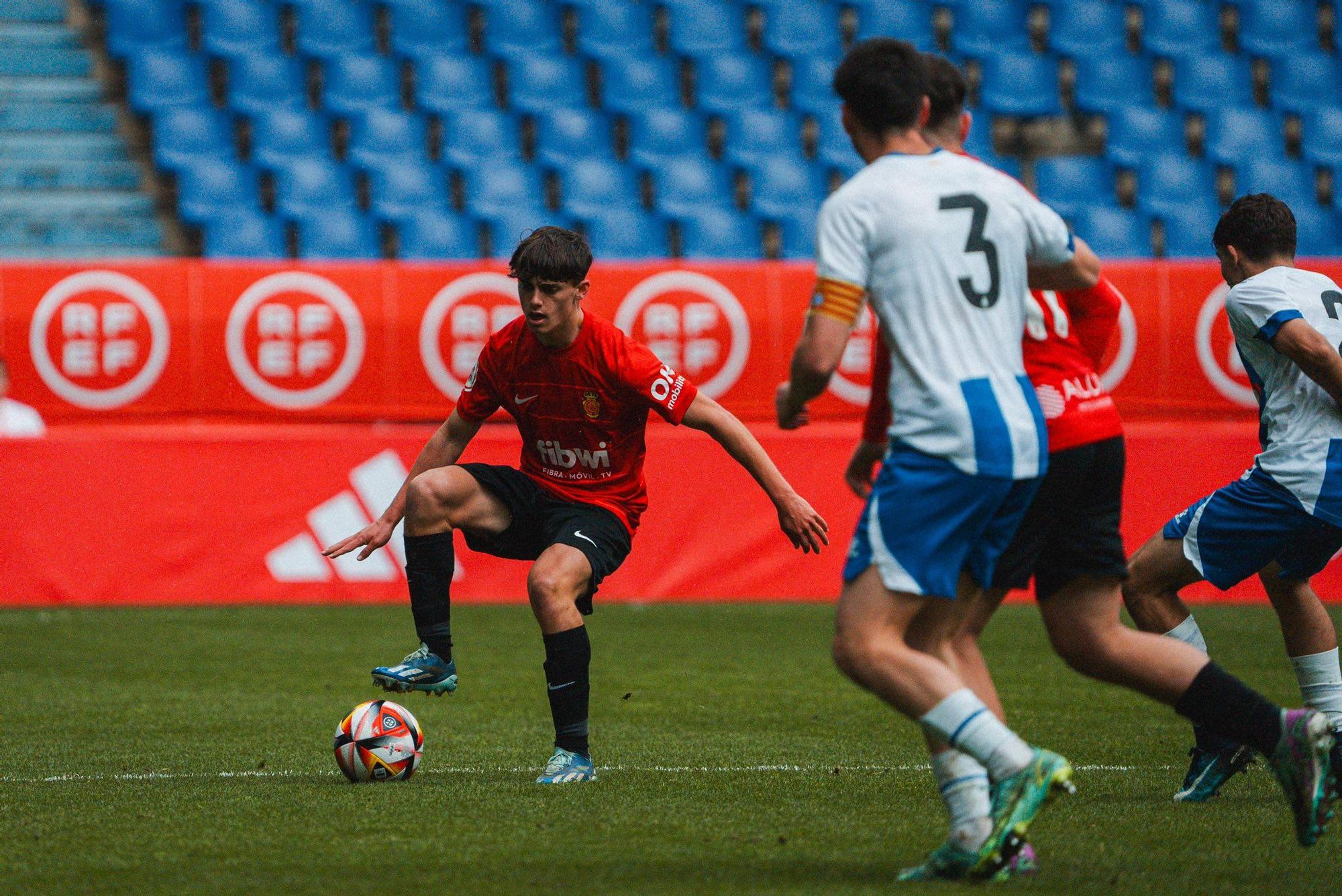 RCD Espanyol-RCD Mallorca, las imágenes de la Copa del Rey juvenil