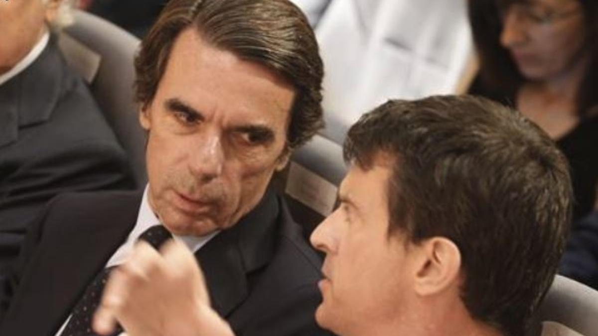 Aznar charla con Valls