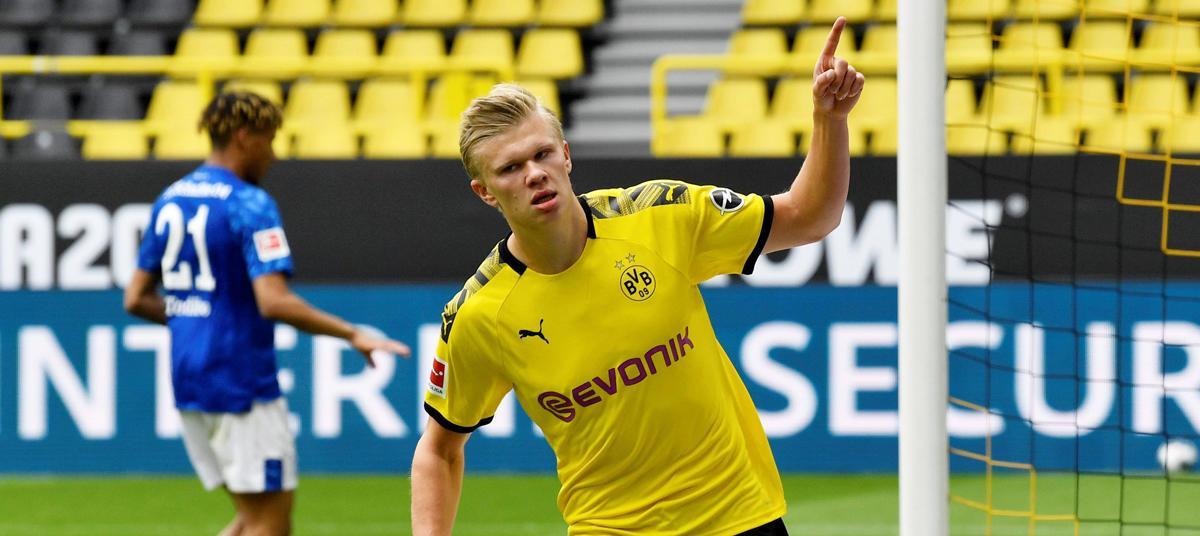 Erling Haaland, con un gol, vuelve a demostrar su potencial.