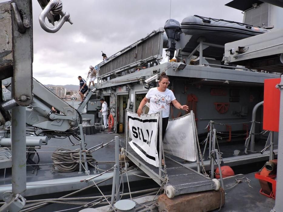 Jornada de puertas abiertas en Águilas con la Armada