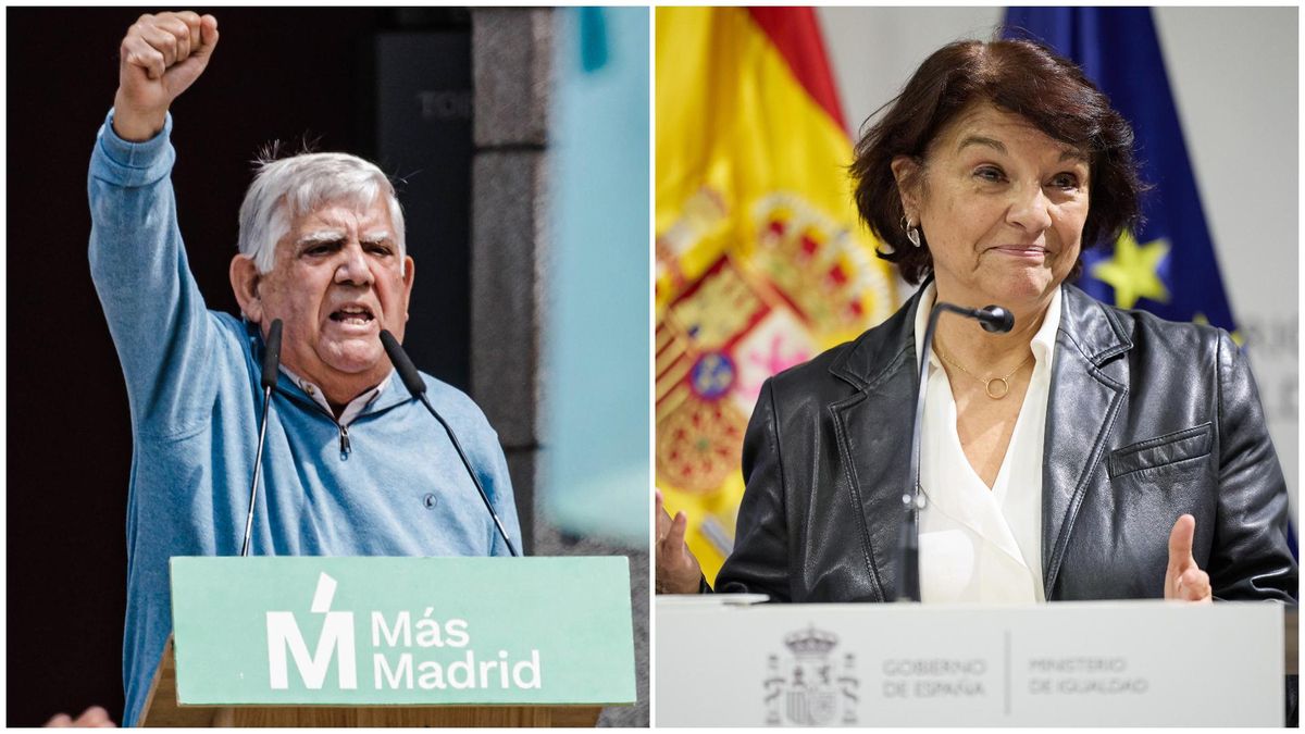Los concejales del Ayuntamiento de Madrid Félix López Rey (Más Madrid) y Soledad Murillo (PSOE).