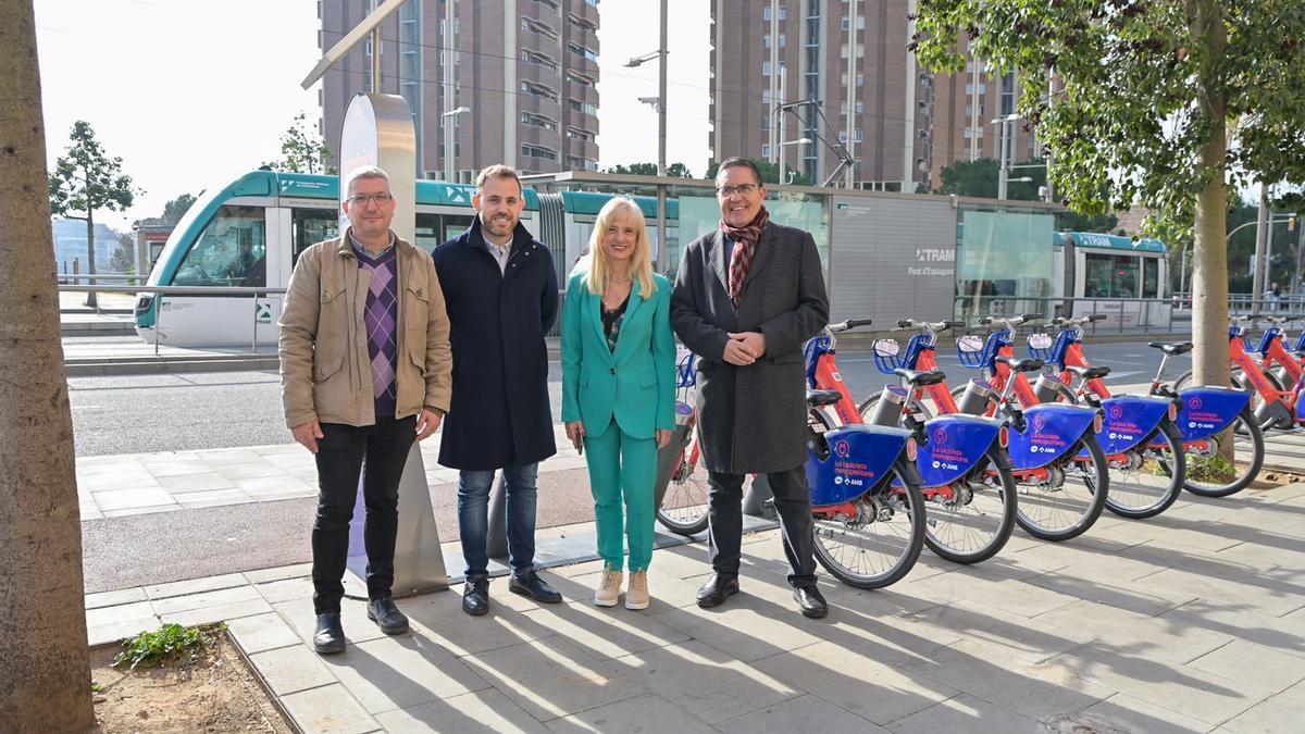 Inauguración del área de intercambio del Pont d'Esplugues